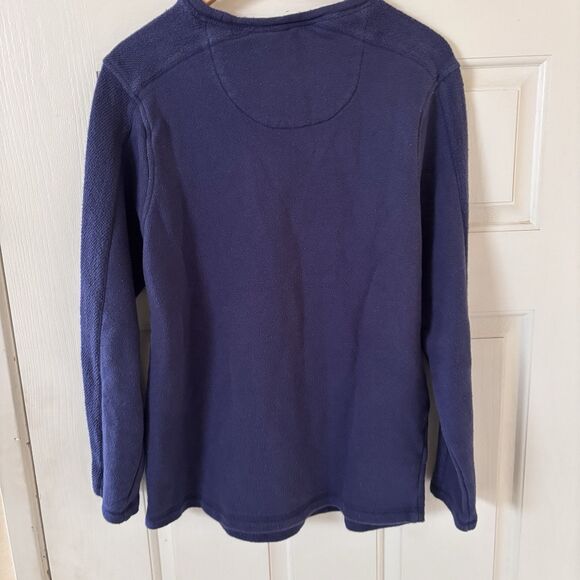 Tommy Bahama Mens Indigo Knit Crew Sweatshirt Pullover L Blue Designer Preppy - Picture 7 of 11